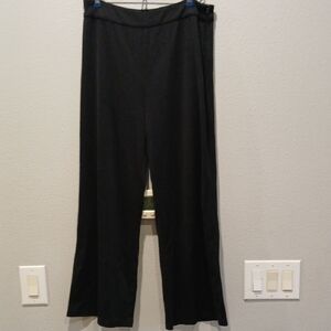 Mo:vint Large Black Striped Work Office Pants